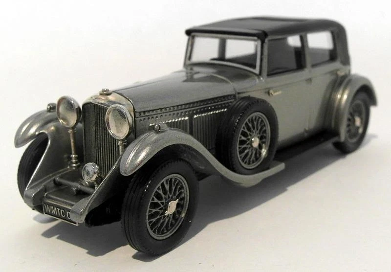 Lansdowne Models 1/43 Scale LDM75X - 1930 Bentley 8-Litre - Silver Grey/Black - Image 3 of 4