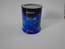 Sony DVD R 100 Pack 120min 4.7GB 1-16X Optical Media Storage New
