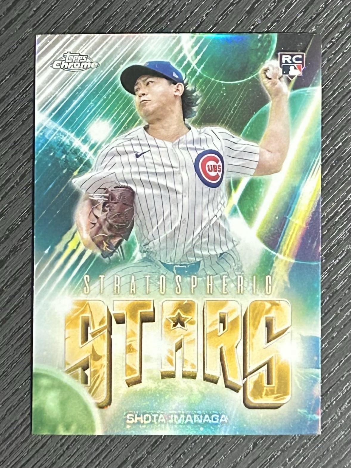 SHOTA IMANAGA ROOKIE STRATOSPHERIC STARS SP 2024 TOPPS CHROME UPDATE CARD #SSC