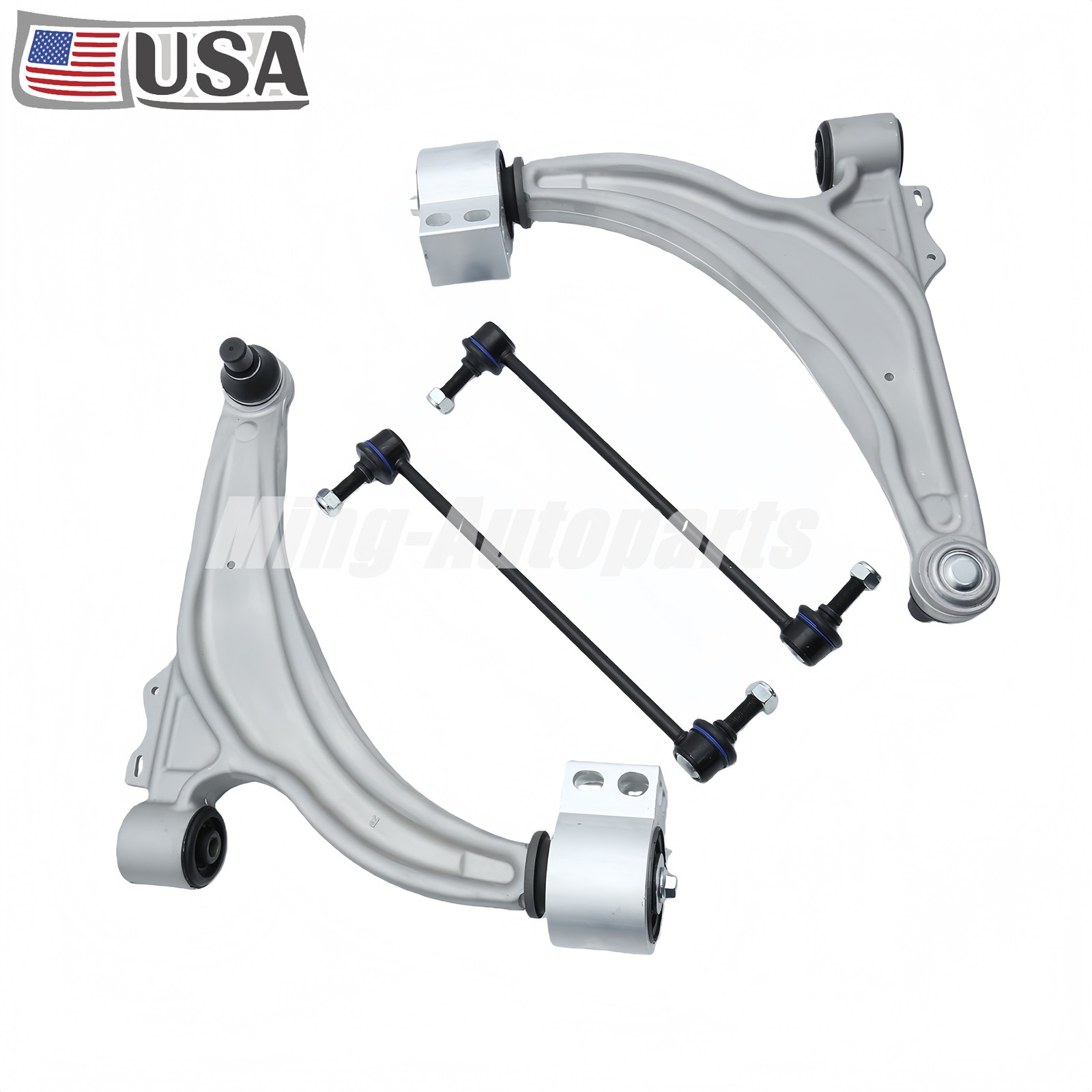 For Buick Verano 12-17 Chevy Cruze 11-15 4x Front Lower Control Arm Sway Bar Kit