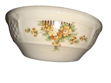 Vintage 1936 Paden City Golden Acacia Bak Serv Oven To Table Casserole 