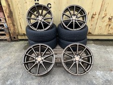 18” BLACK ALLOYS + TYRES AUDI A1 TT MG ZS SEAT ARONA IBIZA LEON VW GOLF SALE