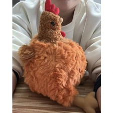 Adorable Cecile Chicken Plush Soft Stuffed Animal Doll Kid Rooster Toy Y