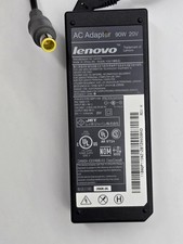 OEM Genuine Lenovo ThinkPad AC Power Adapter Charger 92P1109 93P5026, 20V 90W