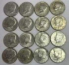 1965-1968 Kennedy Half Dollars - Lot of 16 Coins (40% Silver)