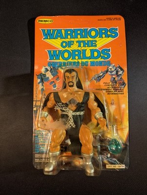 1982 Remco Deimos Lost World of the Warlord Canadian Bilingual Carded Figure