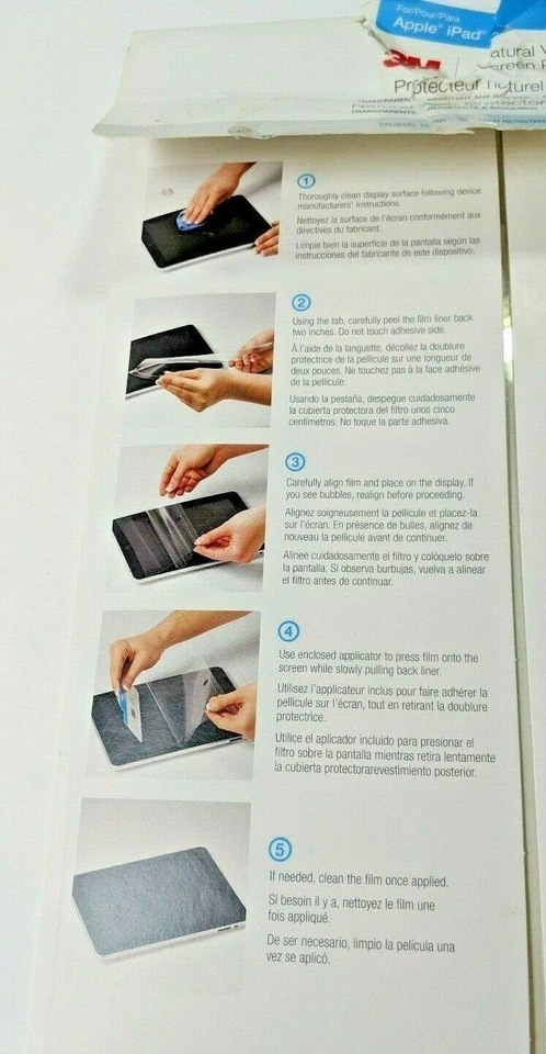 3M Natural View Screen Protector For Apple iPad 2 - Image 3 of 4