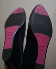 Haute Footure vero cuoio made in italy size 38 1/2 black leather wedge shoes — photo 10