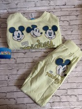 Mickey Mouse Clubhouse Toddler Green Sweatshirt Pants Set Size 3T NWT