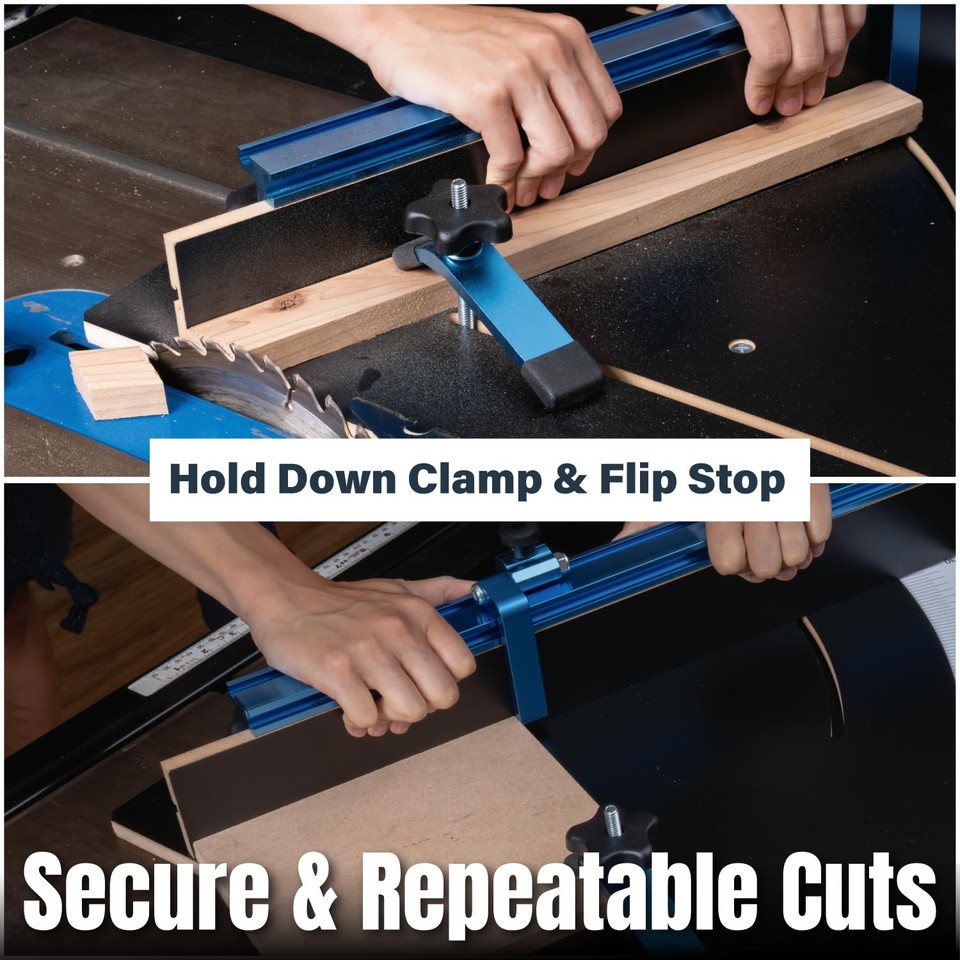 71403 Table Saw Crosscut Sled Woodworking Jig And Hardware Kit For ...