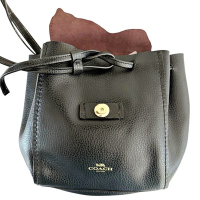COACH Black Pebbled Leather Derby Backpack F1821 F59819 Daypack COACH Black Pebbled Leather Derby Backpack F1821 F59819  main image 3