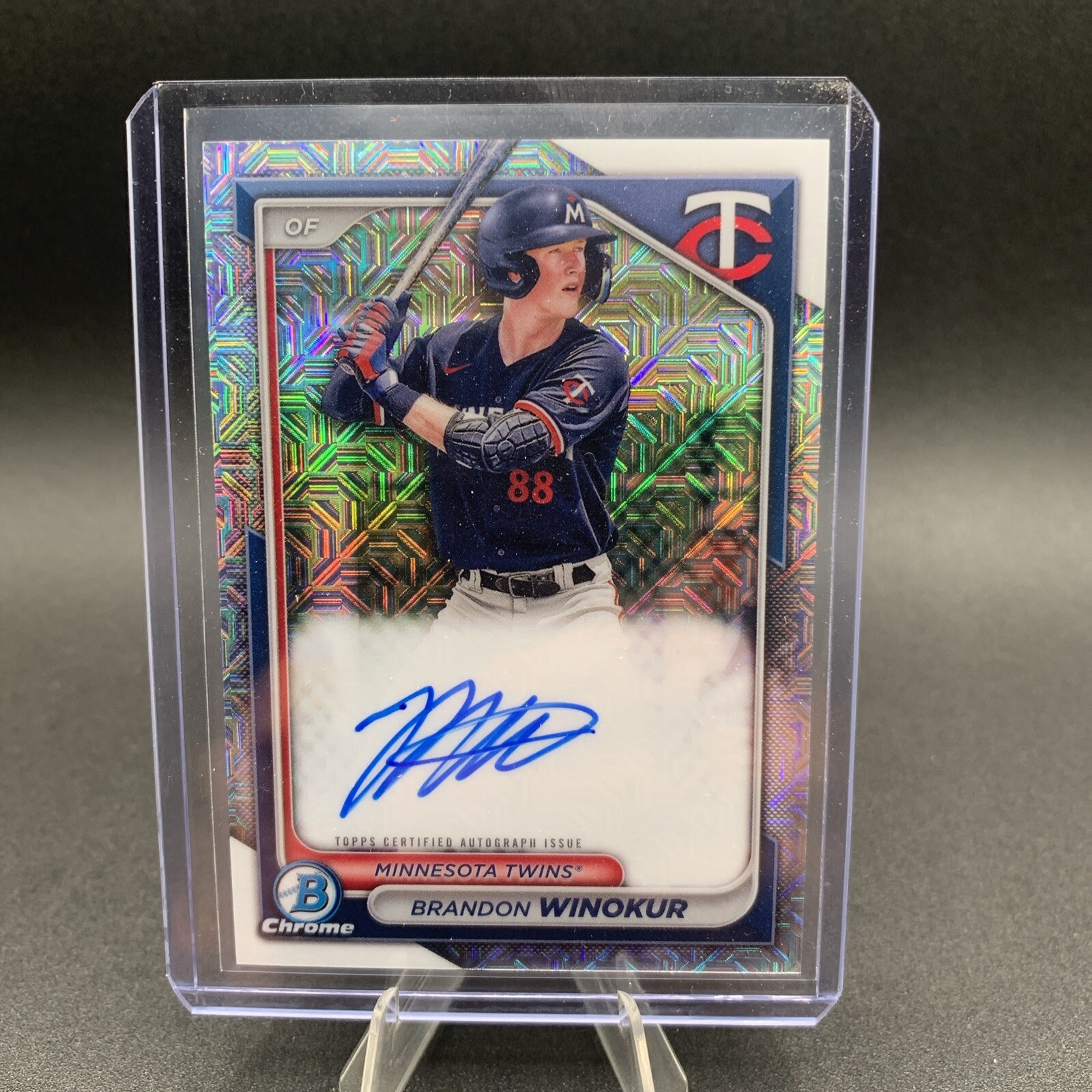 2024 Bowman Chrome Mega Box Mojo BRANDON WINOKUR On Card Auto #BMA-BWI