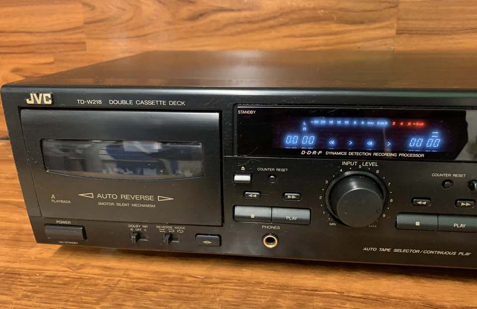 JVC TD-W218 *Piastra a doppia cassetta Dolby B-C NR HX-Pro (da cambiare cinghie) - Imagen 2 de 4