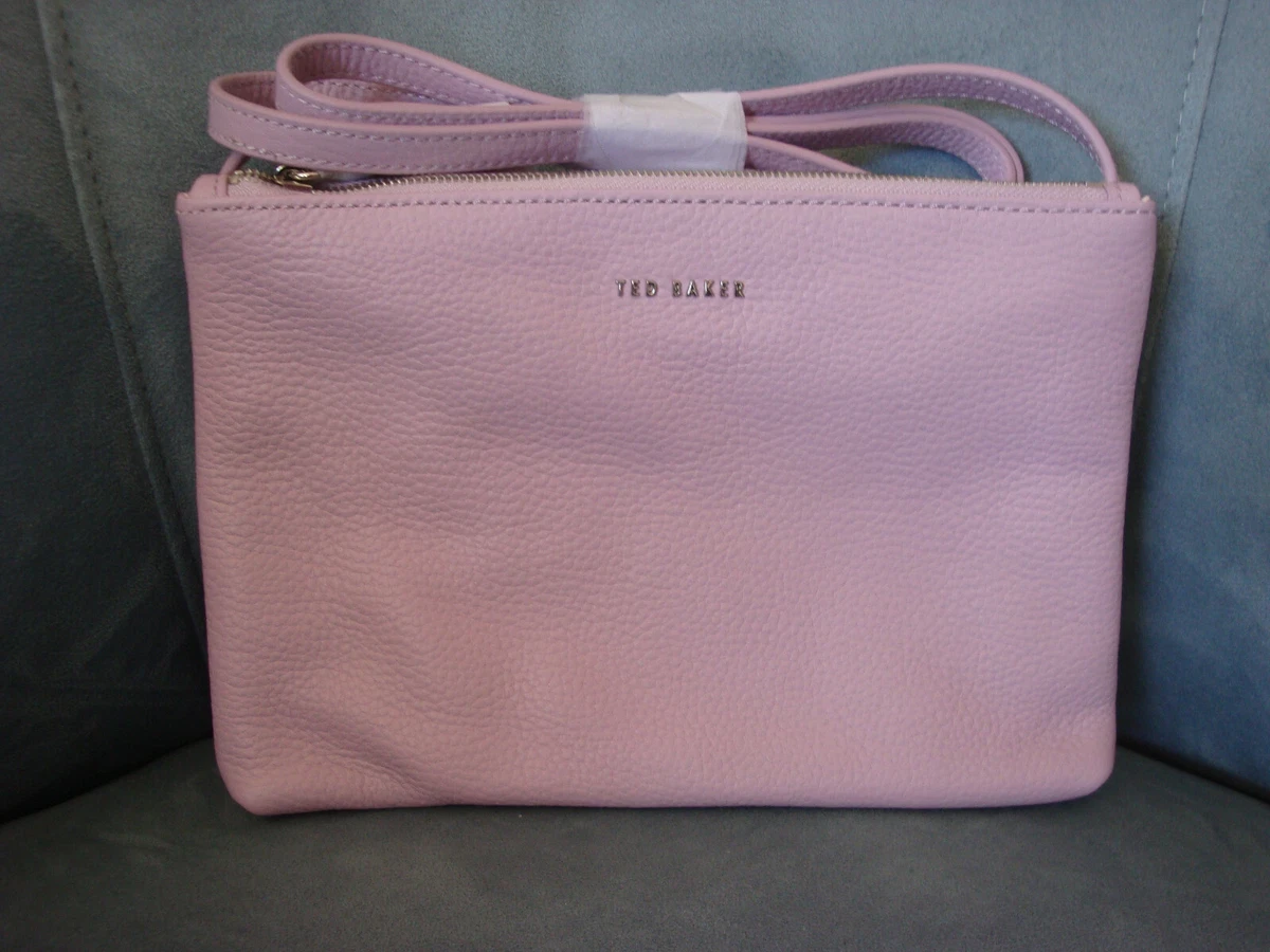 Maceyy double zip leather crossbody bag top