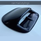 CMS Design Black Plastic Induction Scoop/Track car/Bonnet Vent/Air Intake/Rally