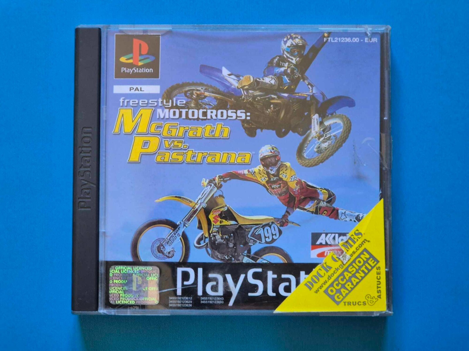 Jeu Sony Playstation 1 Freestyle Motocross McGrath vs Pastrana avec notice PS1