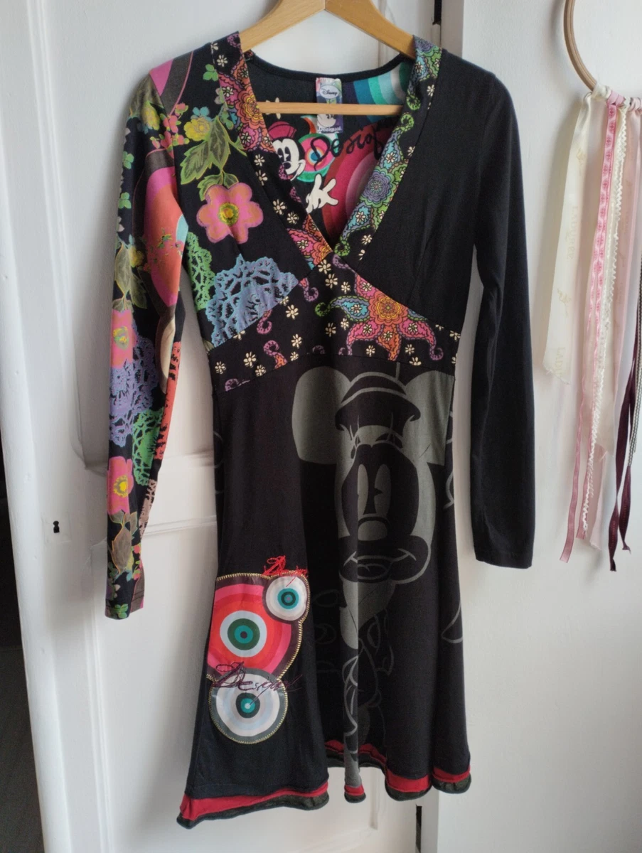 Robe Desigual Imprimée Coton Et Viscose Taille M - Occasion Très Bon état