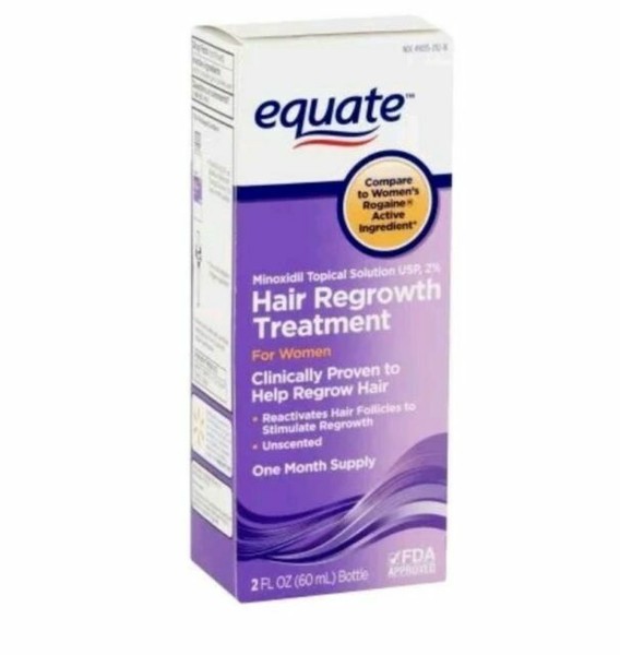 EQUATE Hair Regrowth Topical Solution for Women 2 Oz for sale online eBay