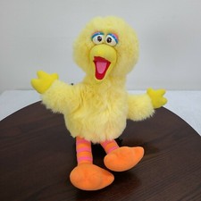 Sesame Street Big Bird Plush 14" Yellow Stuffed Animal Toy