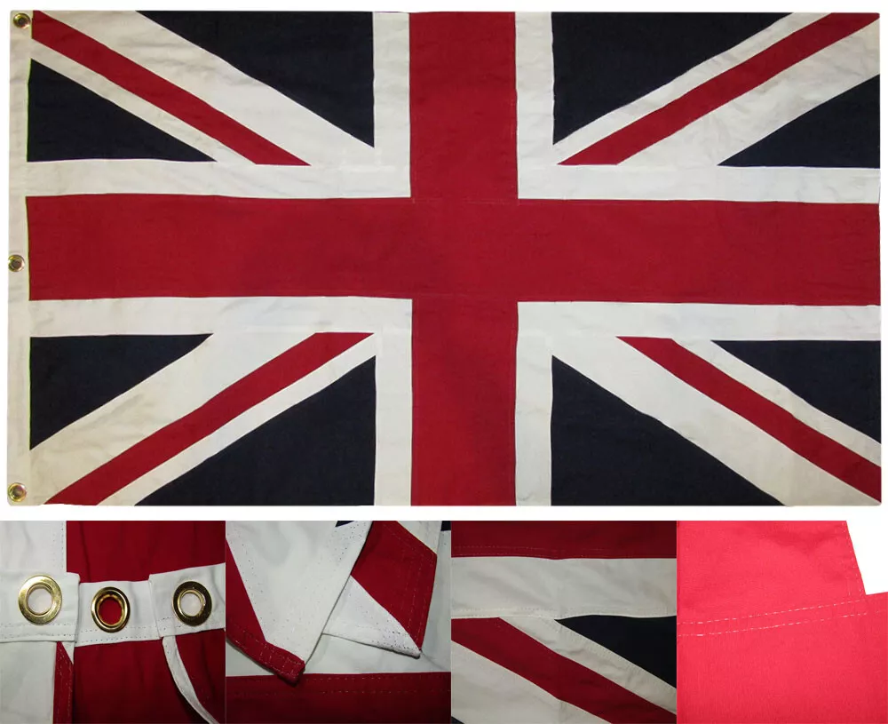 Cotton union jack flags uk