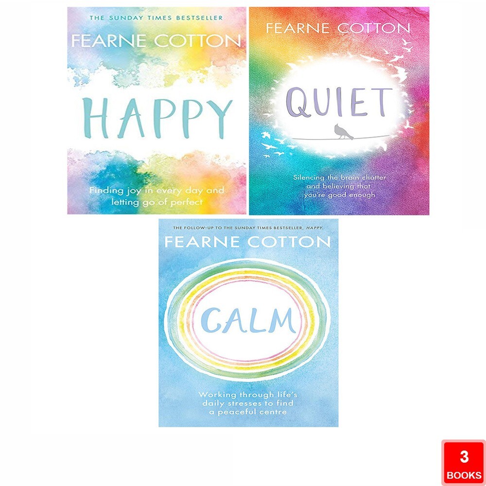 Fearne Cotton Collection 3 Books Set Happy, Calm, Quiet Paperback