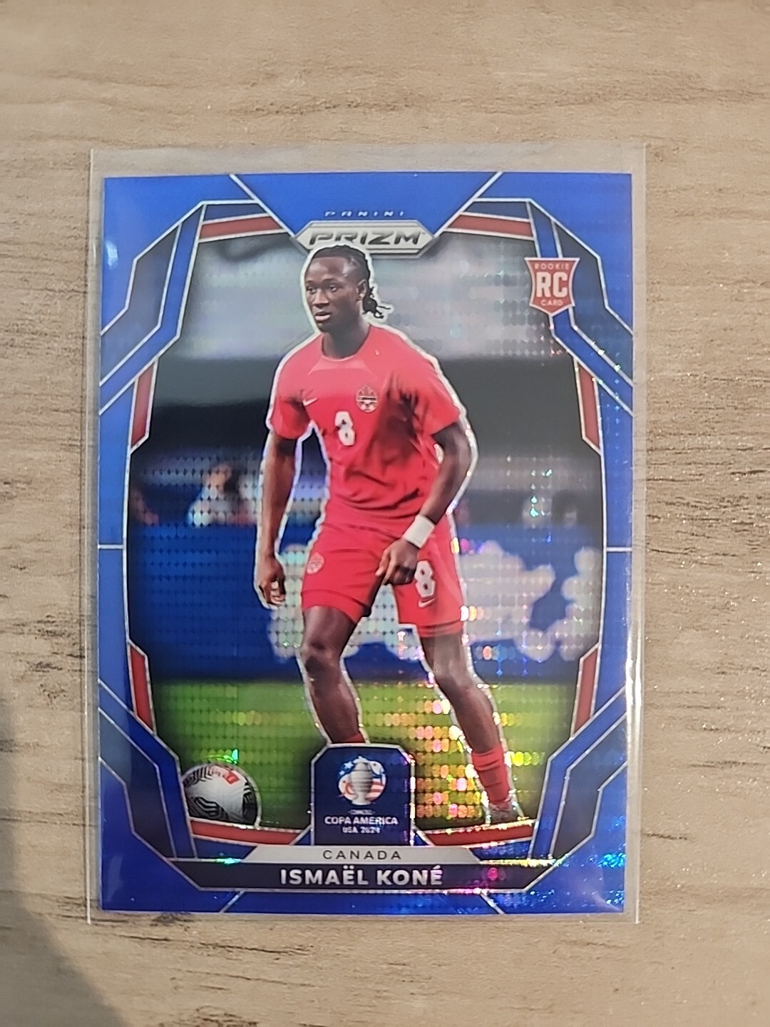 2024 Panini Prizm CONMEBOL Copa America -Blue Pulsar #173 Ismael Kone /75 Canada