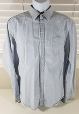 Calvin Klein Infinite Cool Long Sleeve Light Blue Dress Shirt Men's Size XL