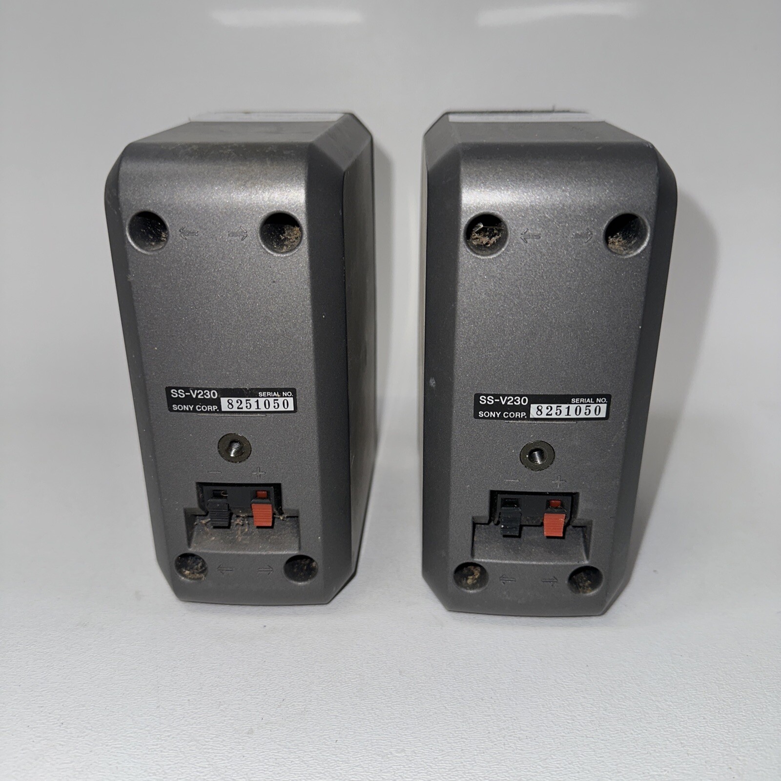 Sony SSV230 Pair Mini Bookshelf Speakers Satellites Front Rear