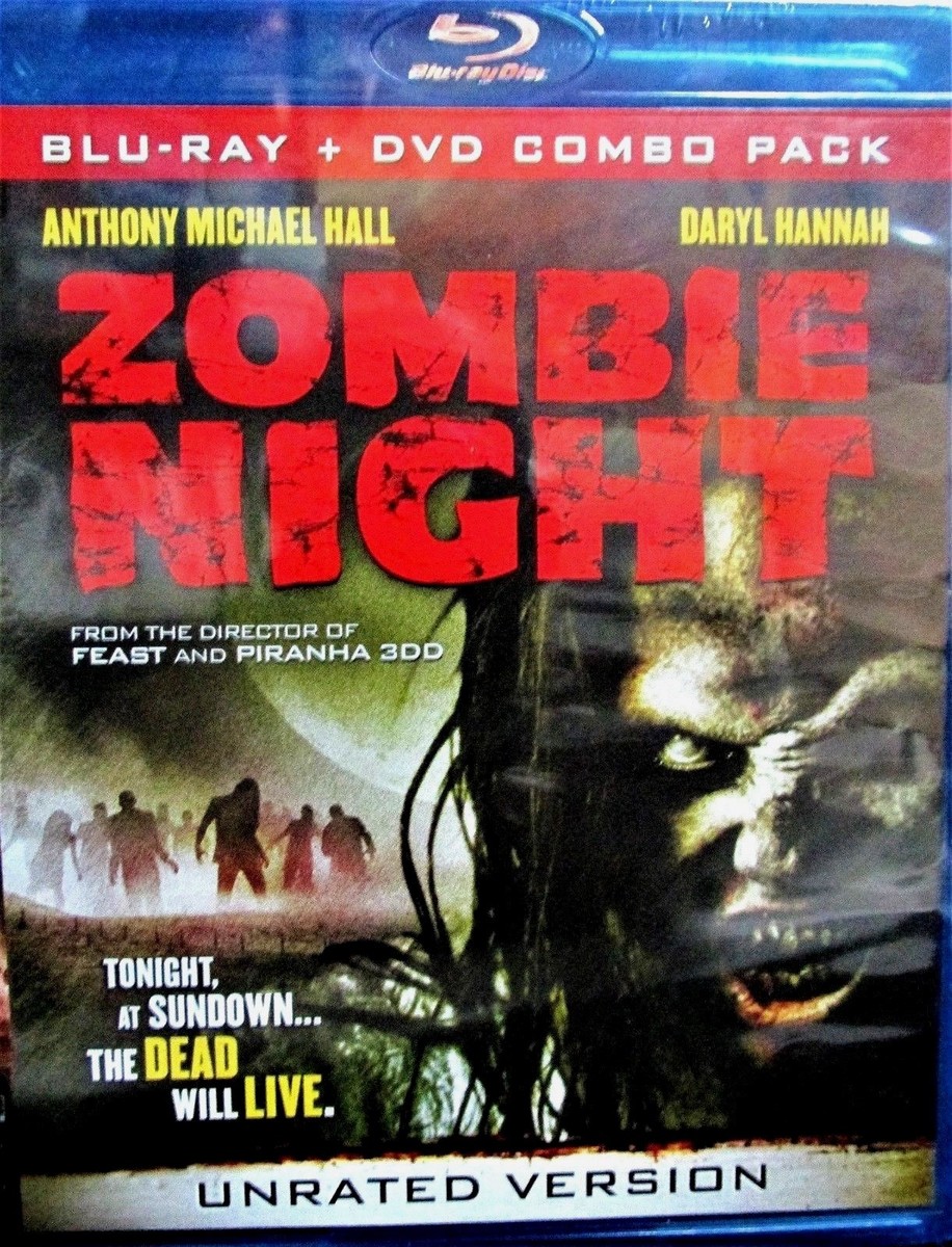 ZOMBIE NIGHT,NEW! BLU-RAY & DVD 2 SET,UNRATED,Daryl Hannah,Michael