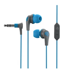 JLab JBuds Wired In Ear Headphones - Blue/Gray