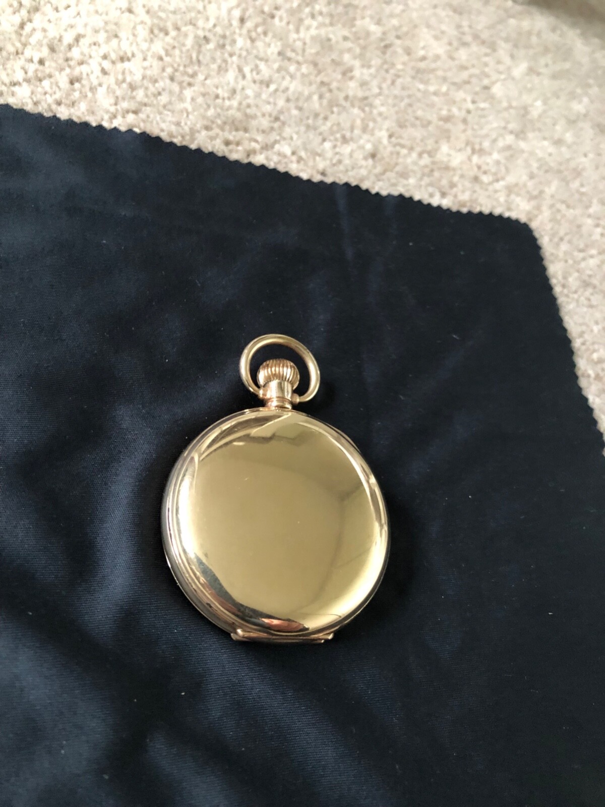 Prestons Ltd Antique Gold Plated Pocket Watch eBay