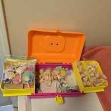 Large Lot Of Vintage Tyco QUINTS Dolls With Accessories And Clothing ETC 1990s