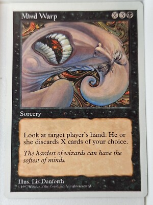 Mind Warp - 5th Edition Core Set - Magic the Gathering MTG Nice!