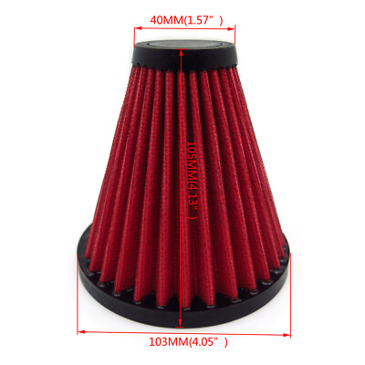 Red Air Filter Cleaner Element Replacement For Harley S&S EVO CV Custome Sportst