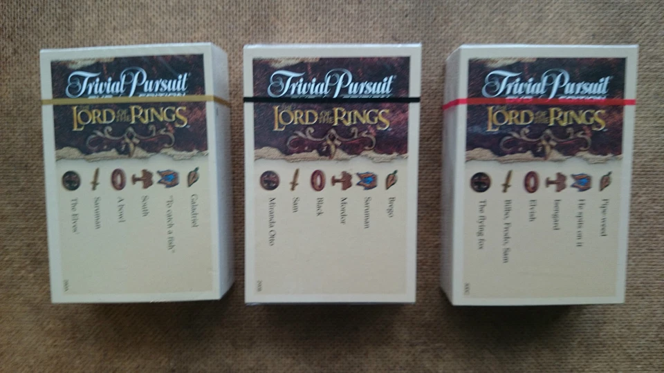 The Lord of the Rings, Trivial Pursuit, DVD  Board Game (CONTENTS SEALED) - Image 4 of 4