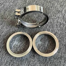 3 Inch 3.0" V Band Clamp Stainless Steel with Flange Male Female Mild Steel