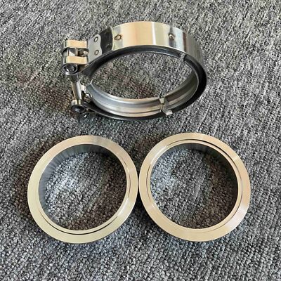 3 Inch 3.0'' V Band Clamp Stainless Steel with Flange Male Female Mild Steel