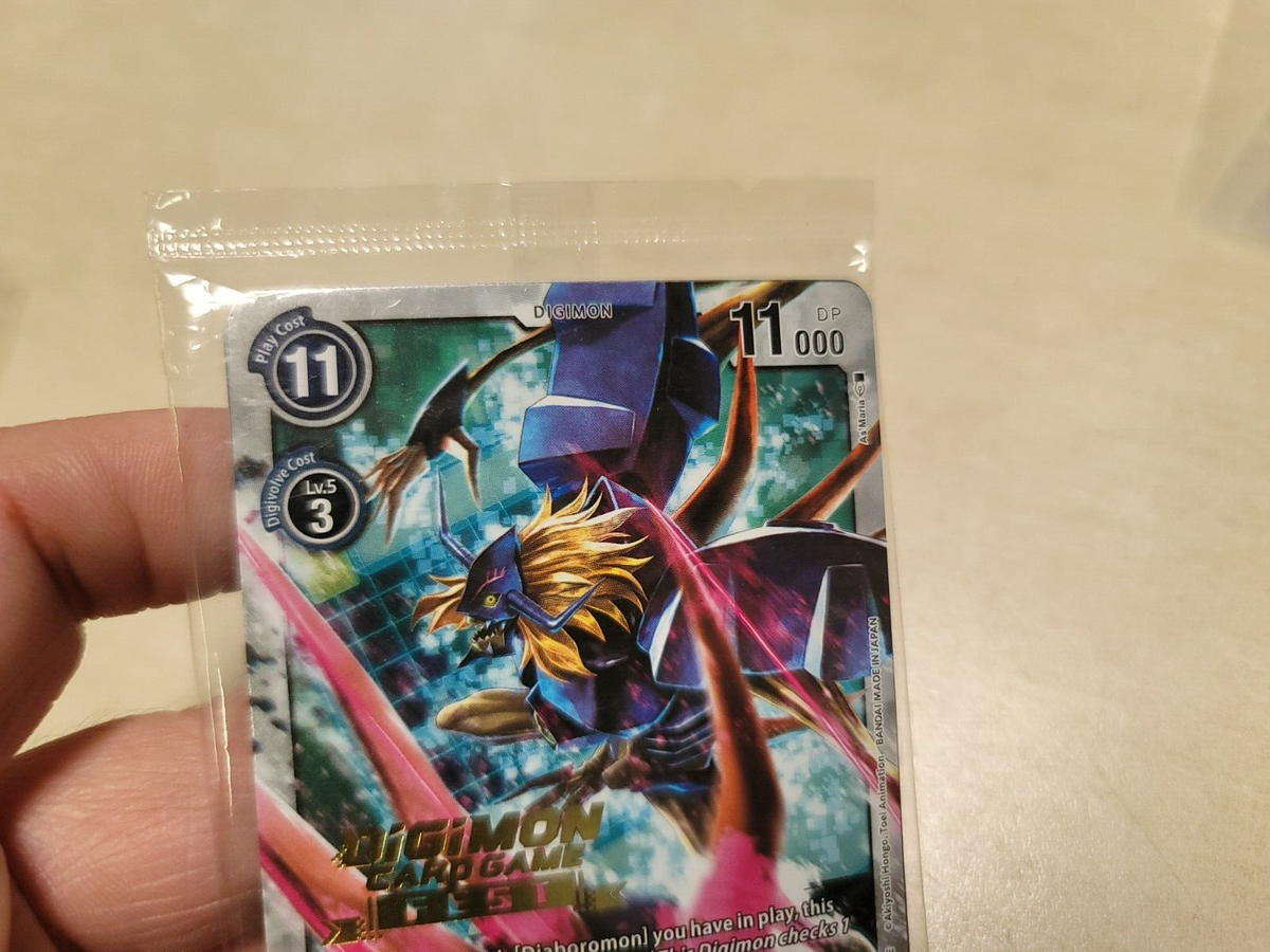 Diaboromon P-016 Official Tournament Pack VOL 1 Digimon TCG Sealed