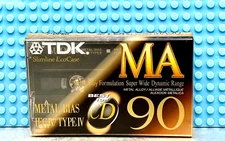 TDK  MA    90   TYPE IV    1992  USA   BLANK CASSETTE TAPE (1) (SEALED)