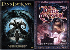 Pan's Labyrinth (2006) / The Dark Crystal (1982) 2 DVD Set Dark Fantasy del Toro