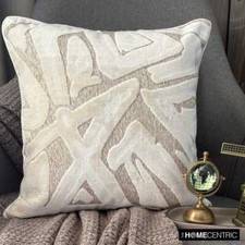 Ivory Throw Pillow Cover Velvet Pillowcases Geometric - Velvet Strokes