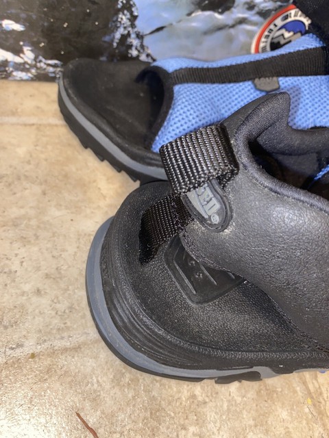 Mens Rugged Shark Sandals, Blue and Black Size 13 With Box | eBay