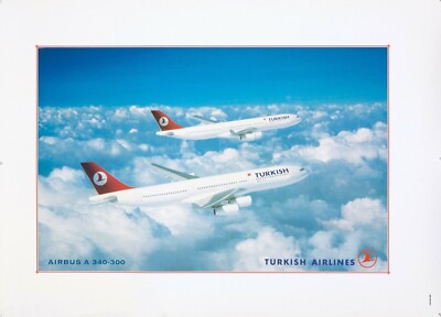 Herbé Airlines T.C DHY Turquie Ryww-Poster/Reproduction HQ