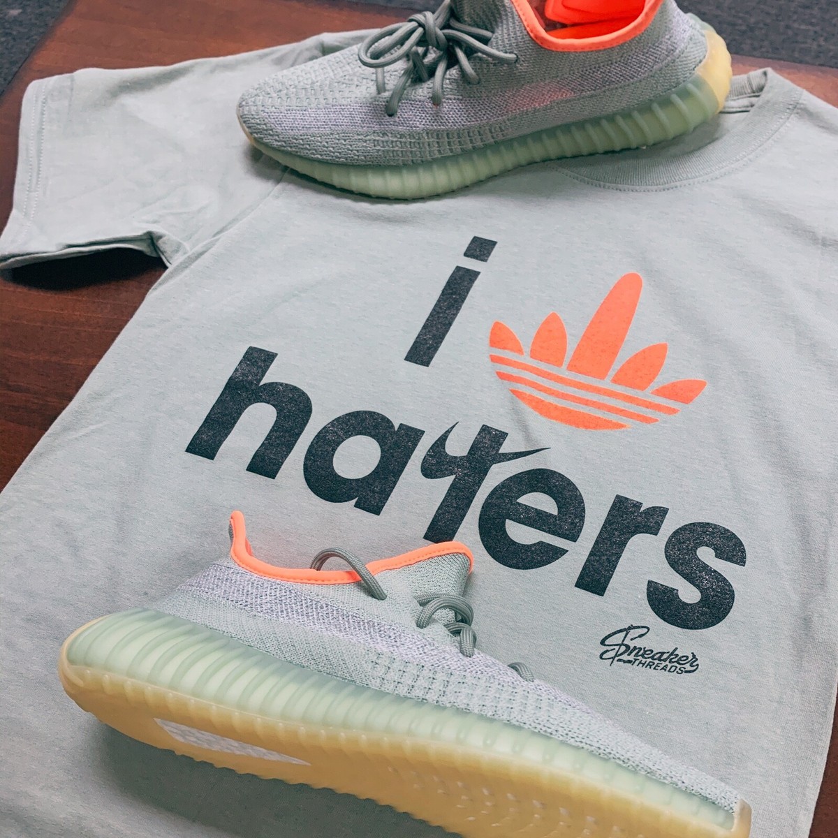 Shirt Match Yeezy Desert Sage 350 Beluga Haters Tee