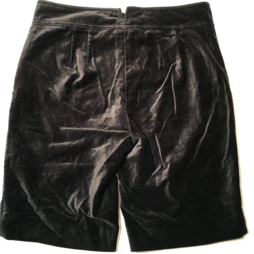 Женские бархатные шорты CYNTHIA STEFFE с черными карманами 100% хлопок США 4 - Изображение 3 из 4