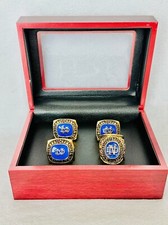 4 PCS Notre Dame Championship Display fan Ring W Box Set, US SHIP