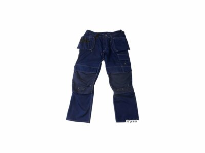 Mascot Ronda Slim Mens boys long leg Workwear Trousers Navy BLUE Waist 27'' NEW