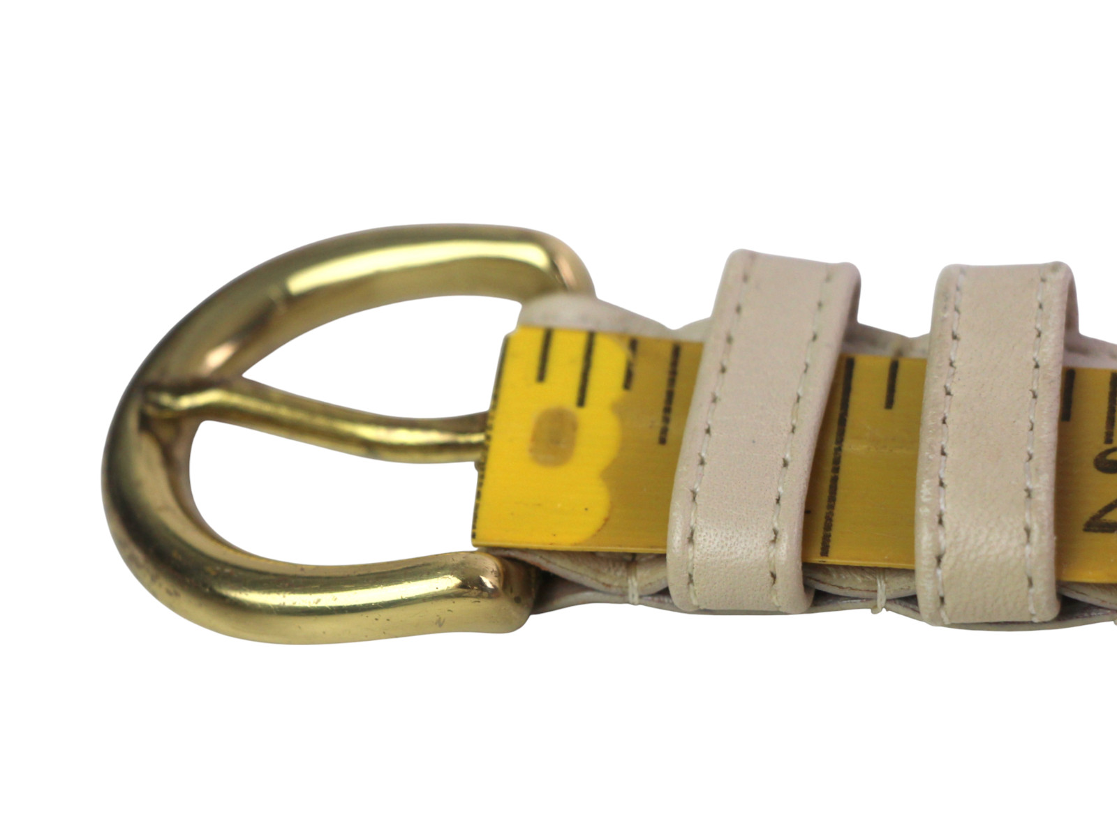 Coach BEIGE BONE REAL LEATHER 1"Wd DRESS CASUAL CLASSIC WOMEN'S BELT Sz M (A91 thumbnail 10