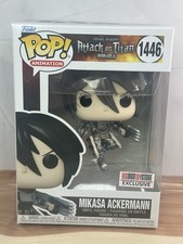 Funko Pop! Attack On Titan Mikasa Ackermann #1446 Big Bad toy store W Protector