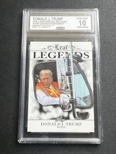 Donald Trump 2024 Leaf Legends Achievement CCG 10 USA